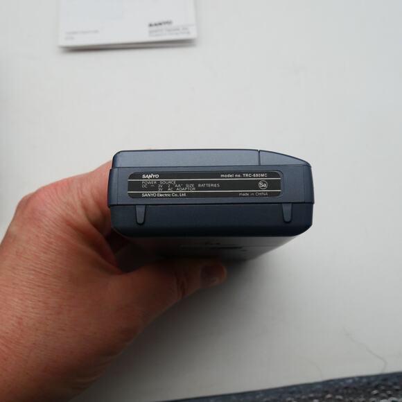 NEW Sanyo TRC 680MC Microcassette Recorder Tested and Complete - Picture 14 of 15